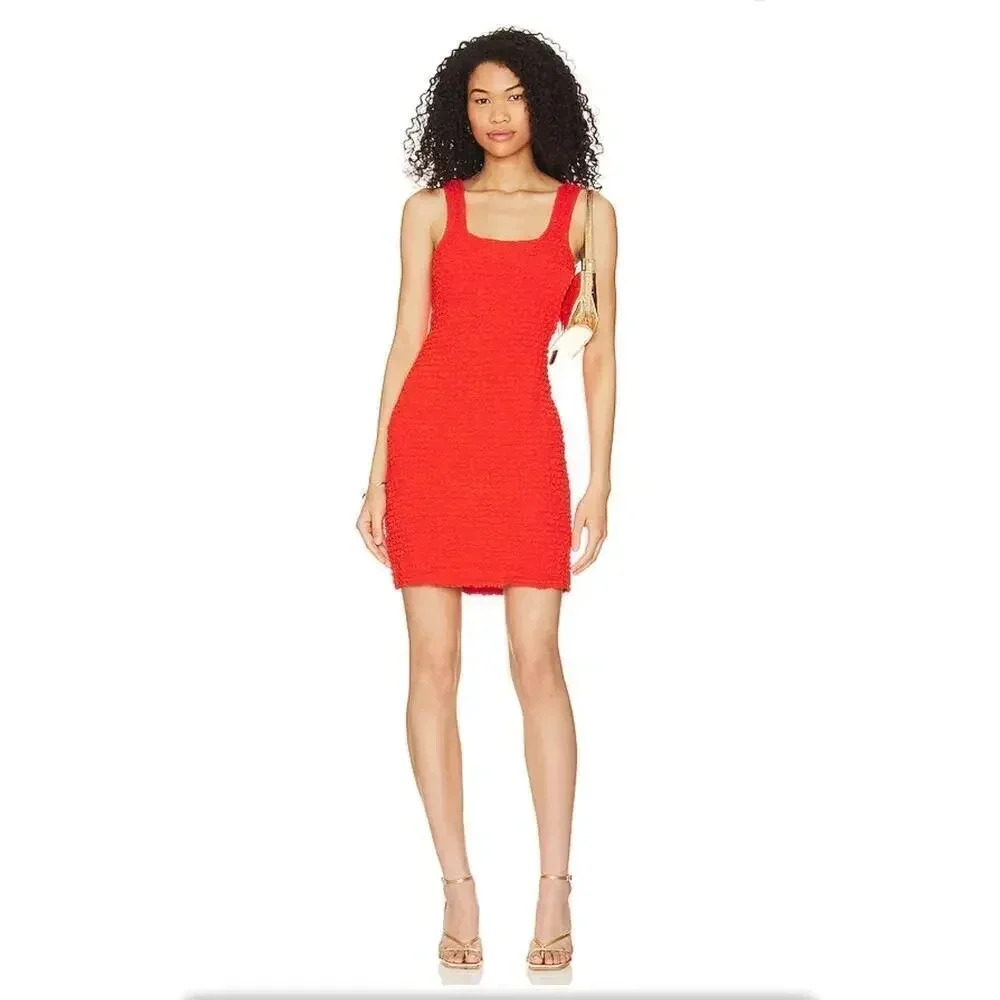 NEW- NWOT Rails Julie Cherry Red Smocked Mini Dress | Size S
